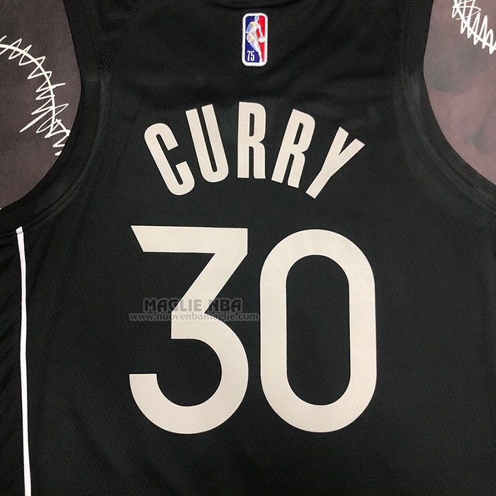 Maglia
 Stephen Curry NO 30 Golden State Warriors Select Series 2022 Nero
